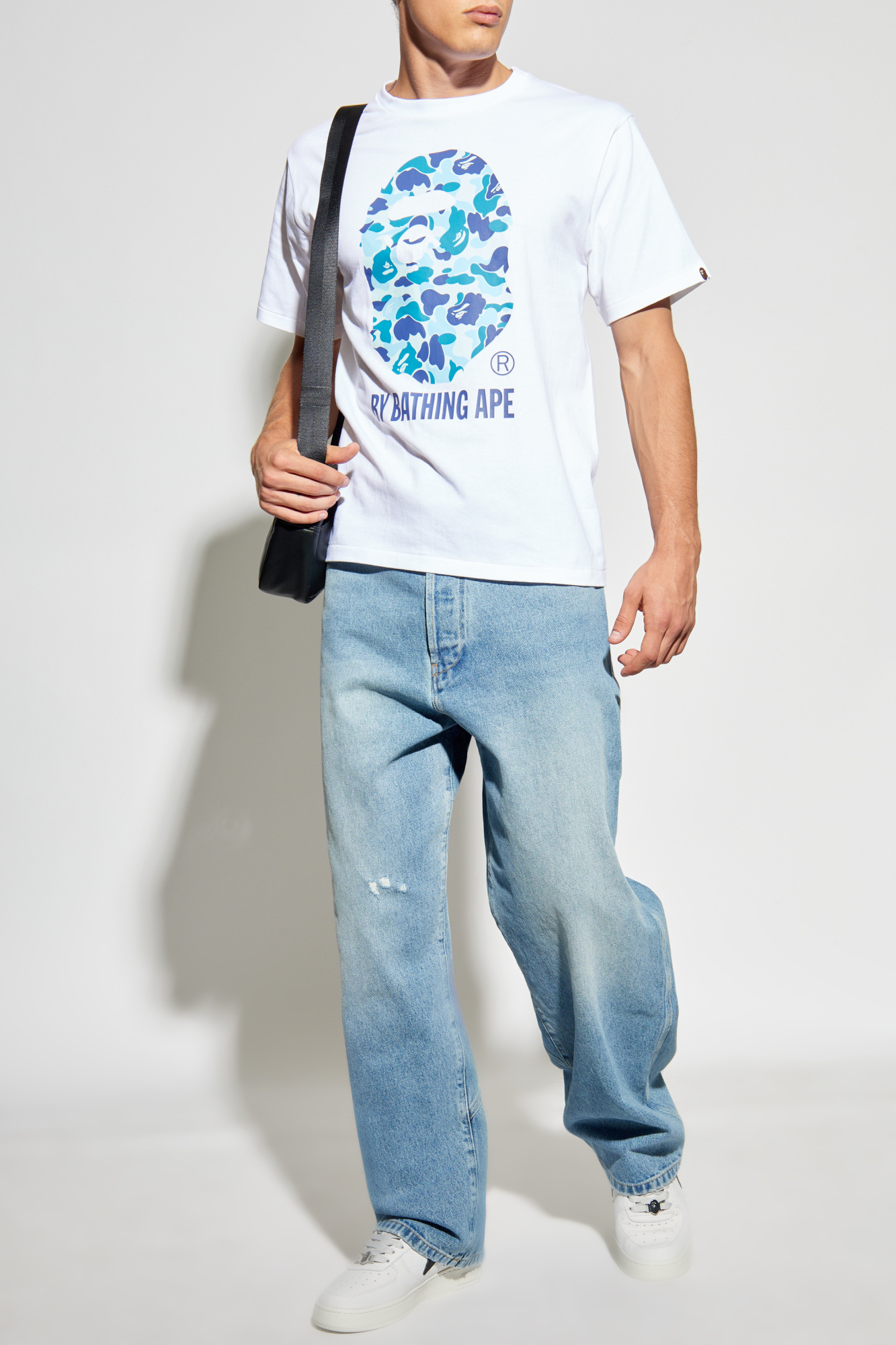 White T-shirt with print A BATHING APE® - Vitkac AS
